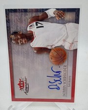 2013-14 Fleer Retro #00AU-DS Dennis Schroder '00-01 Fleer Autographics Rookie