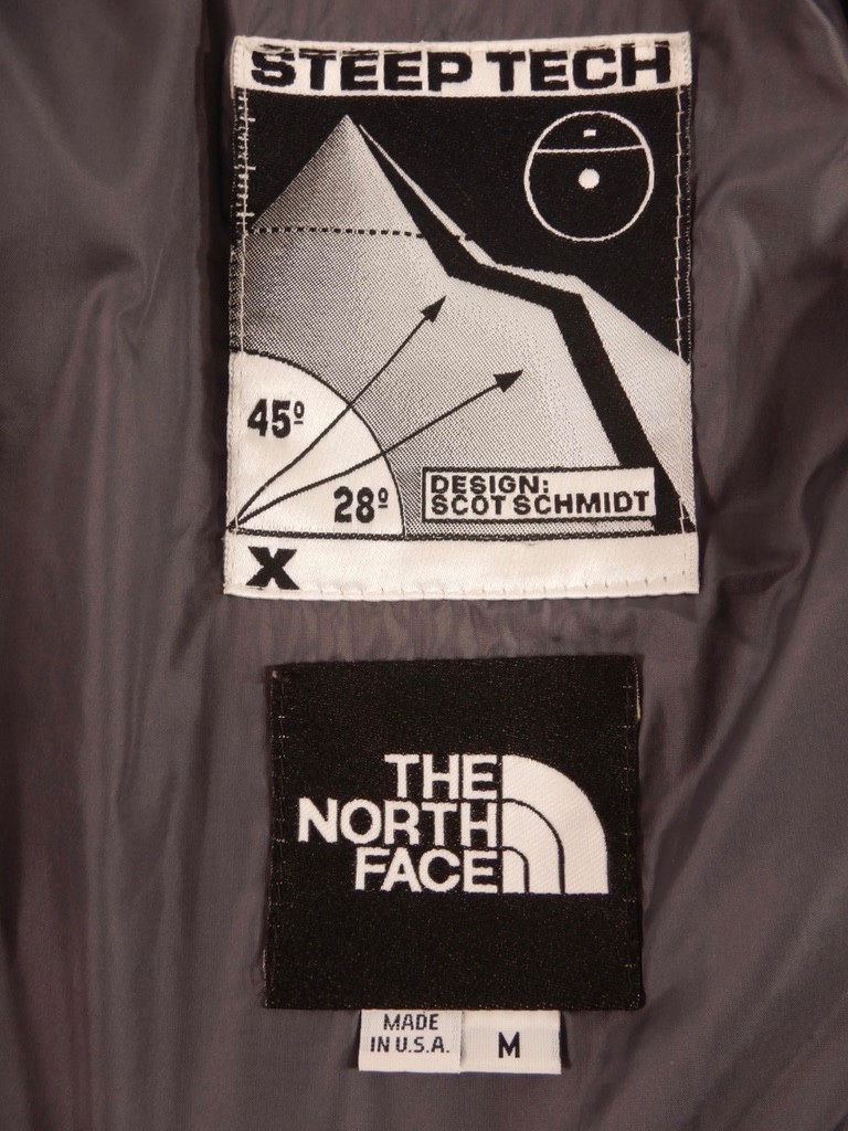 Vintage 90s NORTH FACE Scot Schmidt STEEP TECH Purple Hooded