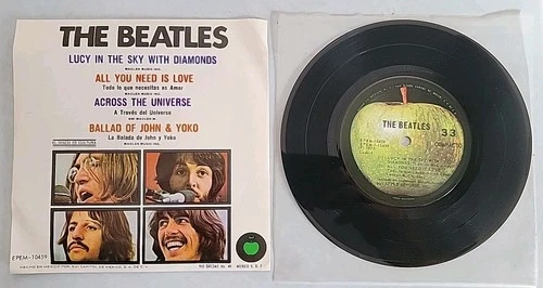 The Beatles 1970  EP 7" VINYL 45 See Photos w/ Track Selection Very Rare