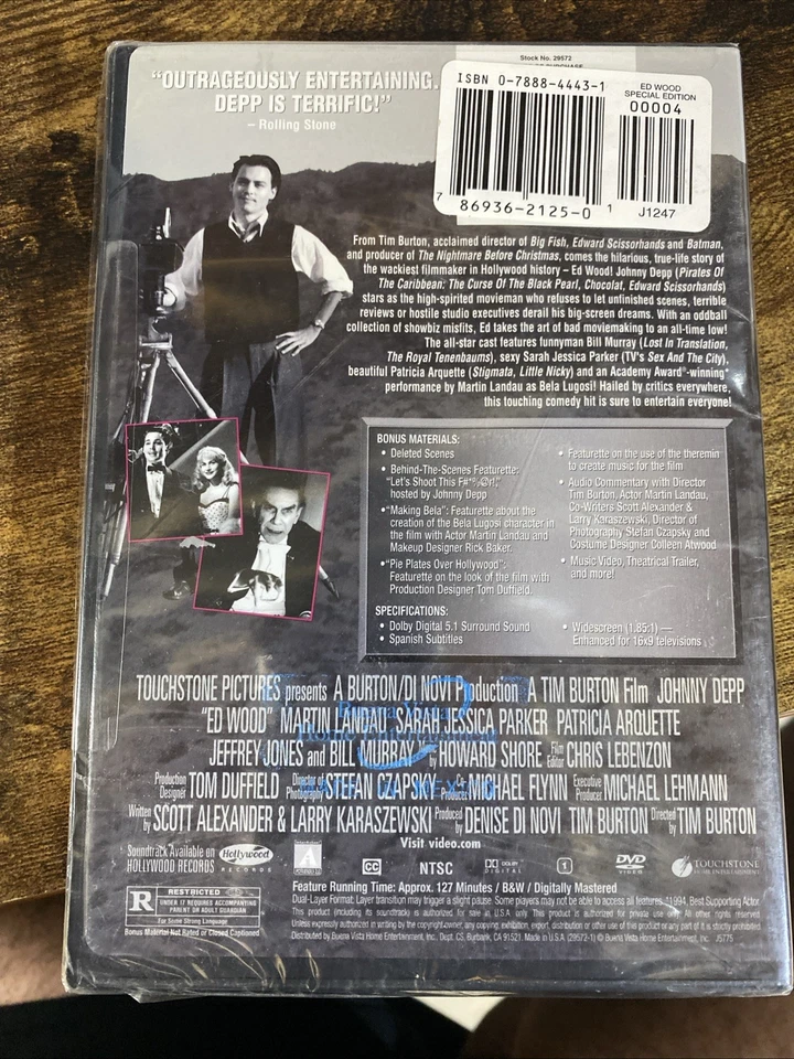 Ed Wood (Special Edition) DVDs - Image 4 of 4