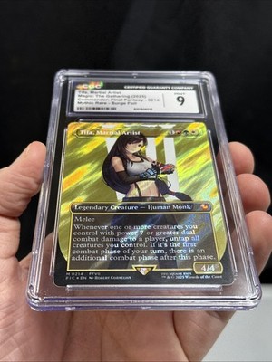 Tifa, Martial Artist (Borderless) (Surge Foil) Commander: Final