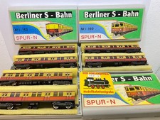 Berliner S-Bahn Kleinserien Messing Handarbeitsmodell, 6-tlg., selten! 1:160 [H]