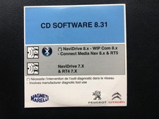 Peugeot Citroen CD Software 8.31 - Magneti Marelli - NaviDrive 8/7 RT5 RT4