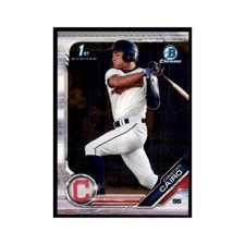 Christian Cairo 2019 Bowman Draft Chrome #BDC-195 Cleveland Indians NM