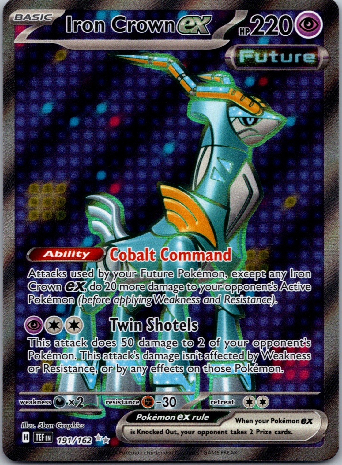 Iron Crown ex SV05: Temporal Forces 191/162 NM