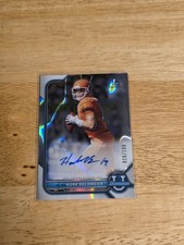 2022 Bowman University Chrome Autographs Lava Refractors #BCPAHBA Hank Bachmeier