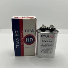 TITAN HD RUN CAPACITOR POCF10A 10MFD 440/370VAC