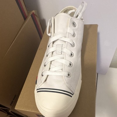 PRO-Keds Royal Lo Lea Wht Leather Lace Up Low Top White Men's Athletic Sneakers