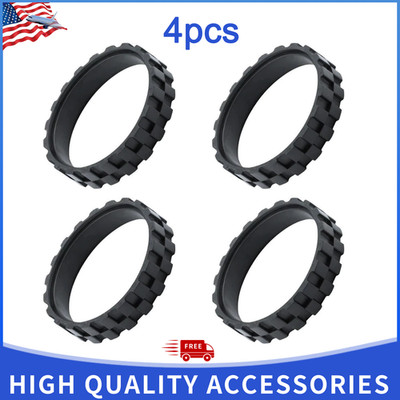 4X Vacuum Robot Tires for Irobot Roomba Wheels Series 5/6/7/8/9/I7 Anti-Slip