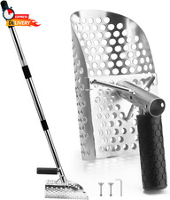 Sand Scoop for Metal Detecting, Stainless Steel Metal Detector Scoop, Metal Dete