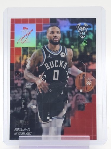 2025 Topps Signature Damian Lillard Red (RAW)