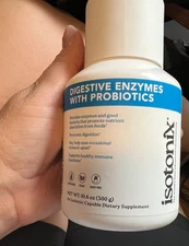 Isotonix Digestive Enzymes Probiotics – 90 svgs, Gut Health & Digestion ex 08/27