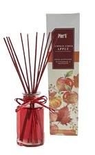 Pier 1 Reed Diffuser Pumpkin Cider Apple 8 oz Fall Fragrance Oil Air Freshener