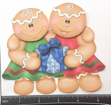 3D Gingerbread Girl Friend Holiday Gift CUSTOMER APPRECIATION Embellishment 386