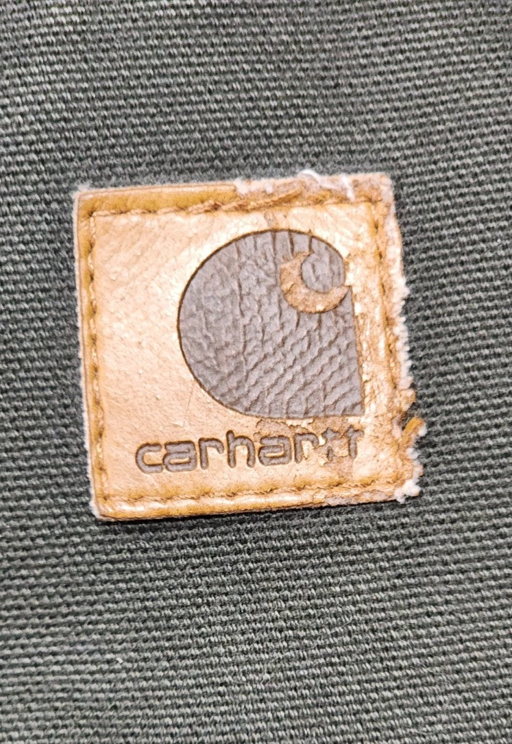 Vintage Carhartt J22 MOS Jacket Men's XL Moss Green Sandstone Arctic Quilt Lined image 7