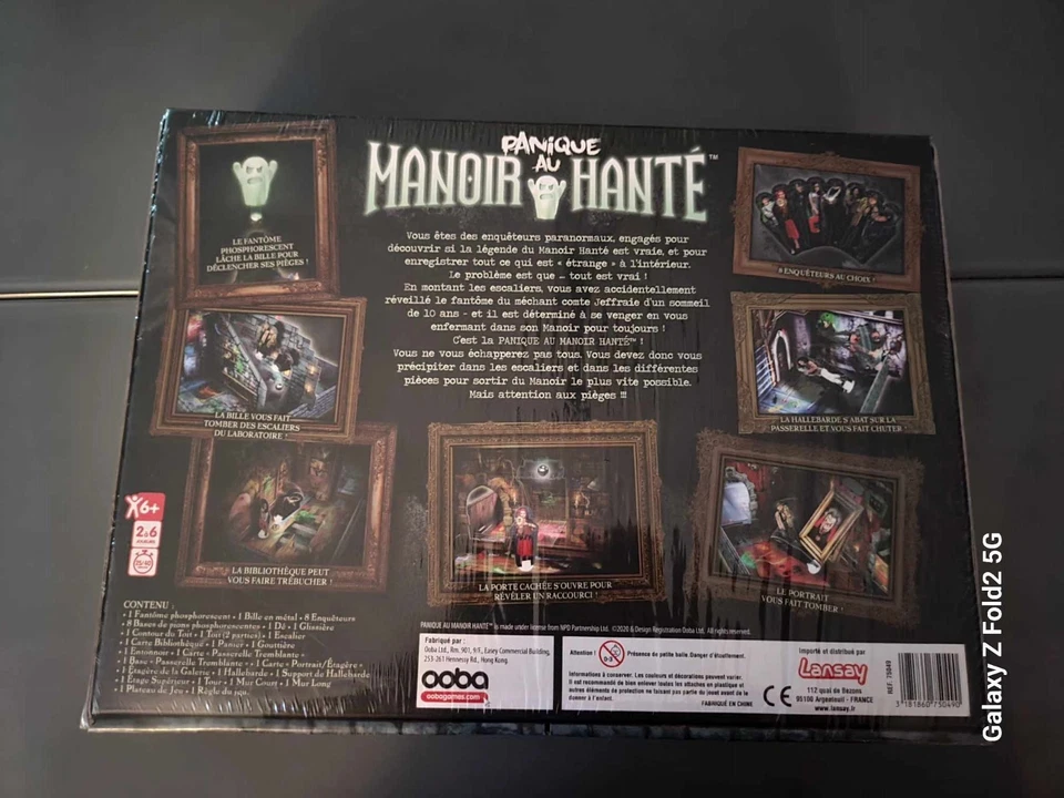 Jeu Panique au manoir hanté de Lansay - Photo 2/2