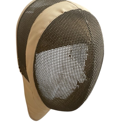Vintage Uhlmann Fencing Helmet/Mask Neck Guard Metal Mesh Decor