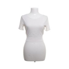 Les Lunes, Crop Top, Größe: S, Weiß, Bambus/Elasthan, Einfarbig, Damen #OS9