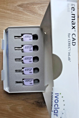 IPS e.max CAD  Lithium-Disilicate Milling Blocks C14 Shade A1 High Translucency