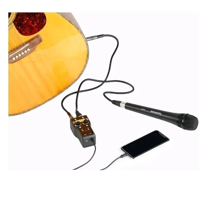 Saramonic 2-Channel Audio Interface w/XLR, 1/4" & 1/8" for Apple iPhone &... - Image 4 of 4