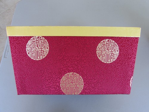 Christmas Holiday Baskets Red Gold White Rectangle 13x7 13x9 14x9 15x7 YOU PICK - Picture 8 of 21