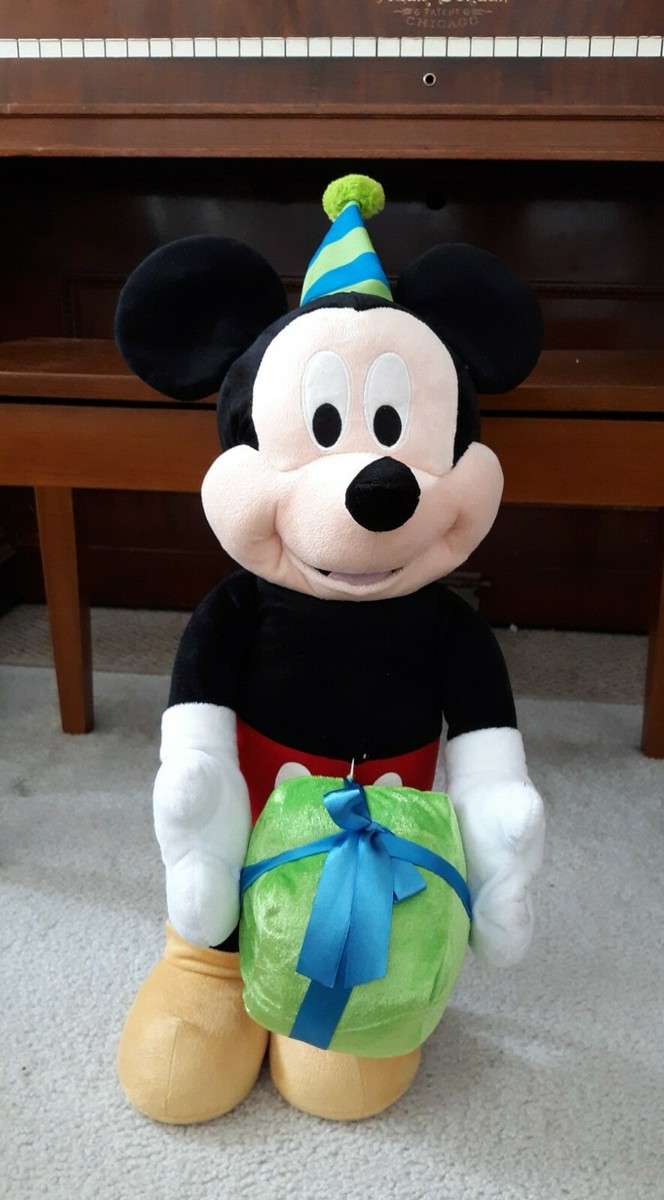 Disney Mickey Mouse Standing Plush Toy Birthday Party Door Greeter