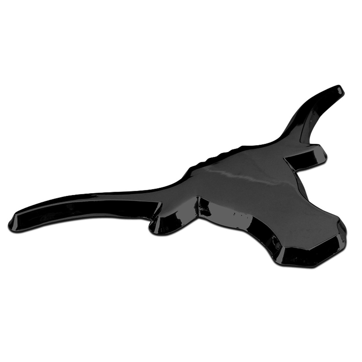 Emblème Voiture Université Du Texas Longhorns - Métal Chrome Plaqué Argenté - SLS - Support Fan NCAA