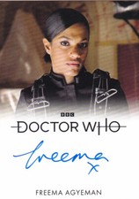 2023 Doctor Who Series 1 - 4 Full Bleed Autograph Card signed by Freema Agyeman