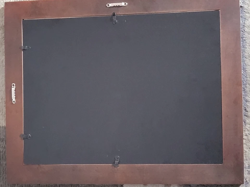 Arte de pared de playa vintage bordado a mano bebé guardería decoración del océano arte enmarcado Foto 4 de 4