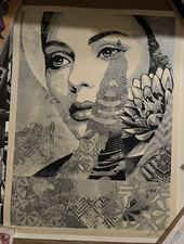 SIGNED One Earth Silver Edition Poster Art Print Shepard Fairey LE Obey Giant