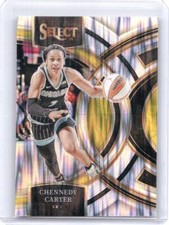 2024 Panini Select WNBA #199 Chennedy Carter Silver Flash Prizms
