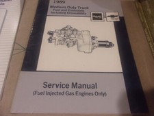 1989 Gmc Chevrolet Medium Duty Truck Fuel And Emissions Service Manual X-8960