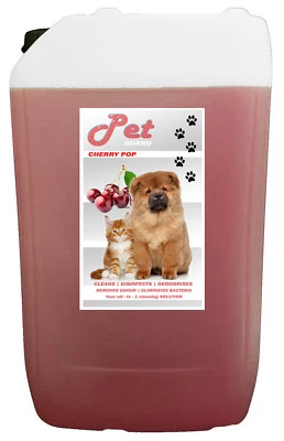 Pet Kennel Cattery Disinfectant Deodoriser Cleaner 25L Cherry Pet Guard