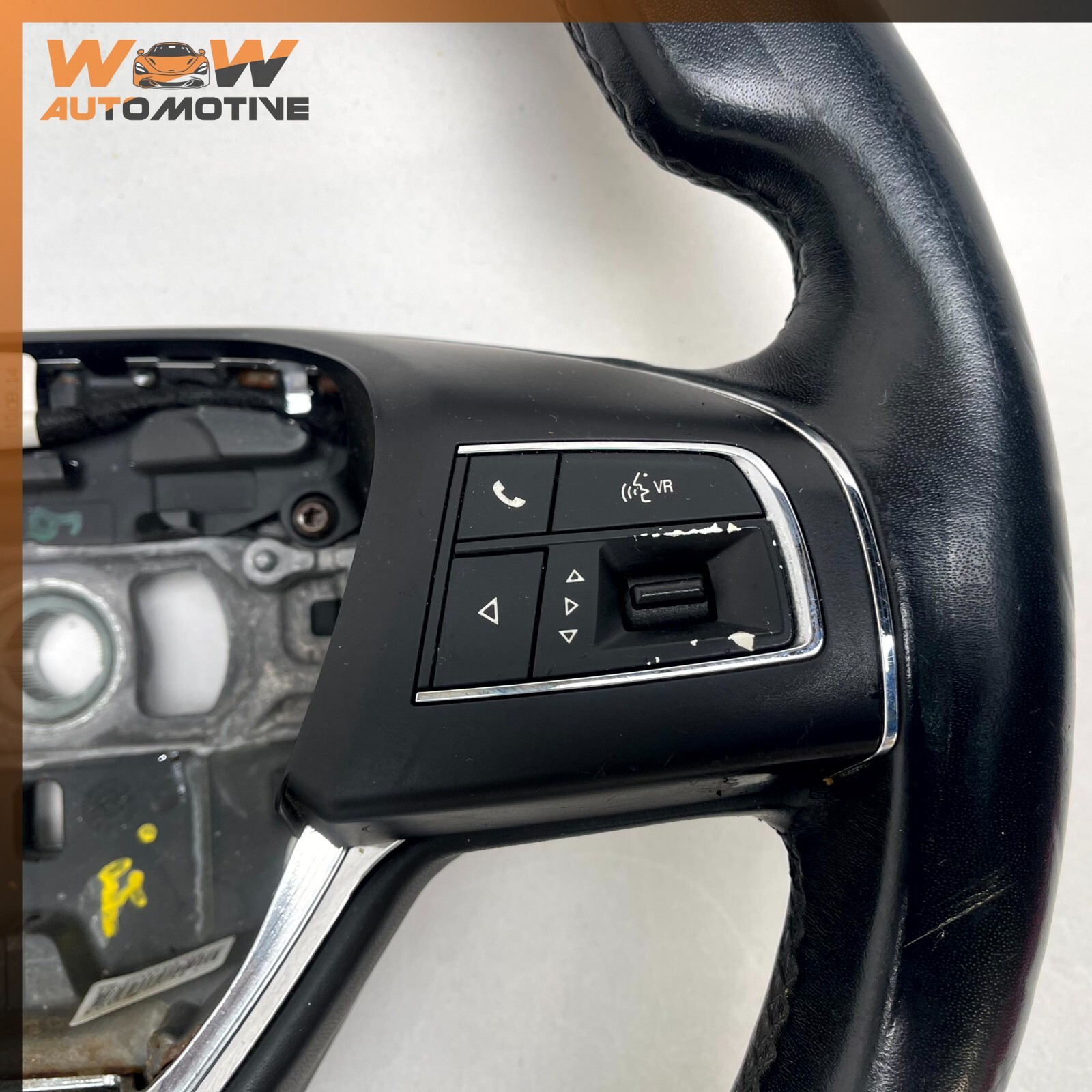 14-17 MASERATI GHIBLI STEERING WHEEL BLACK W/ SWITCHES OEM