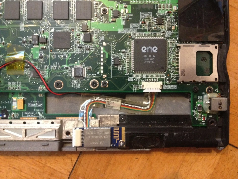 Placa madre Motion Computing serie LE1600 T004 + CPU 003010053 FUNCIONANDO Foto 4 de 4