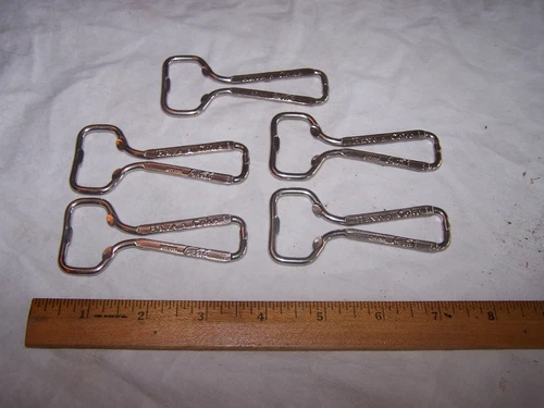 5 Vintage COCA COLA Bottle Openers - Unused NOS
