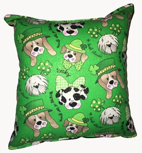 Irish-Dogs-Pillow-Puppy-Handmade-in-USA-Pillow-Dog-Pillow-St-Patrick-Day