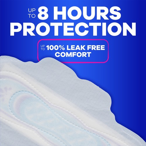Always Ultra Thin Pads with Wings, Size 2, Long Super Absorbency, 58 CT - Picture 4 of 9