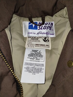vintage NORTH SLOPE by EDDIE BAUER r&r UNIFORMS fish and