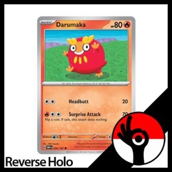 Darumaka 034/197 Obsidian Flames Reverse Holo Common