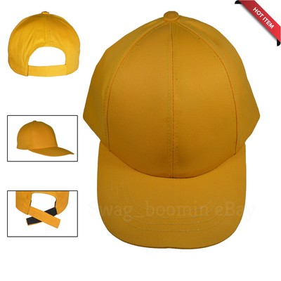 plain yellow cap
