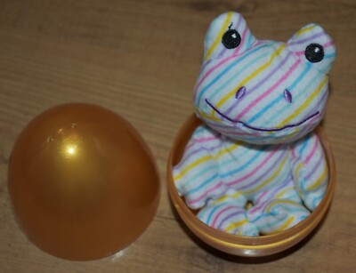 Build-A-Bear Golden Egg Frosch inkl. Überraschung Mini Plüsch gestreift Ostern gestreift