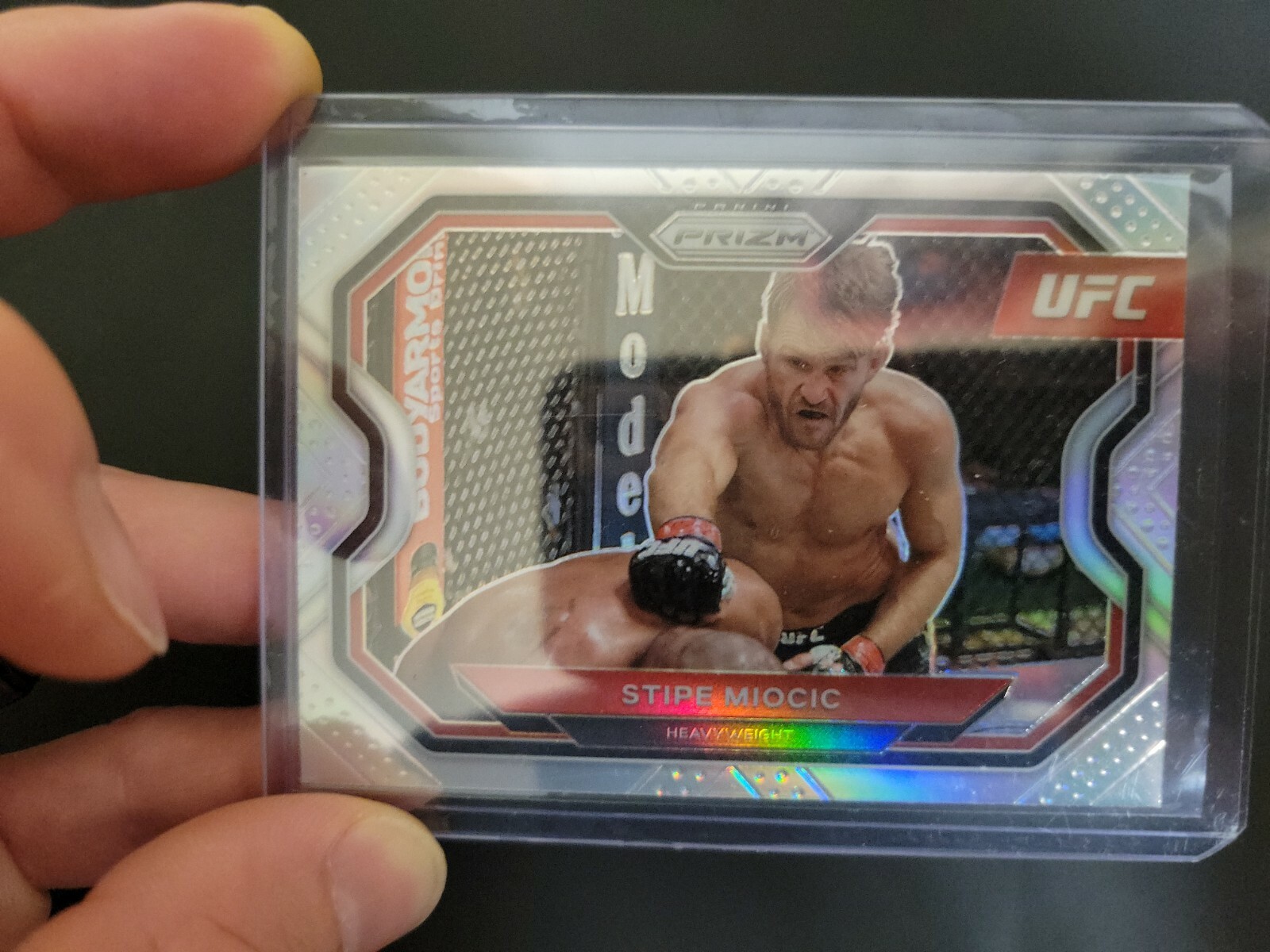 2021 UFC Panini Prizm Stipe Miocic Silver Refractor