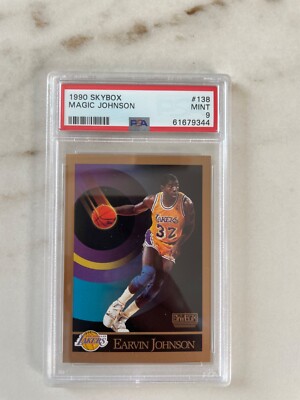 1990 Skybox - Magic Johnson #138 PSA 9 - Los Angeles Lakers NBA