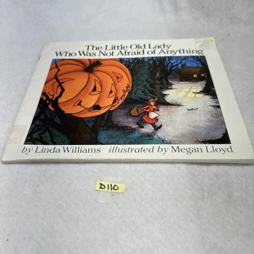 The Little Old Lady Who Was Not Afraid of Anything Vtg Halloween Book Kids 1989