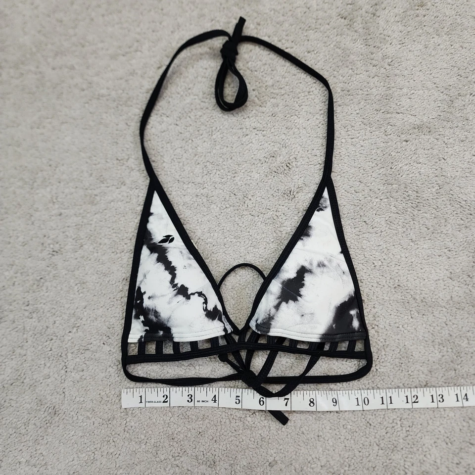 Top de bikini Reef halter triángulo XSmall tie dye traje de baño para jóvenes Foto 2 de 4