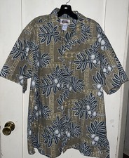 REYN SPOONER Art Of Eddy Y Hawaiian Camp Shirt XXL