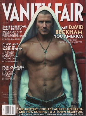 Vanity Fair July 2004 David Beckham George Bush Evgenia Peretz 070518DBF2