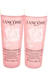 Lancome Tonique Confort Re-hydrating Toner Dry Skin 1.69oz New in Box 2-Pack SET