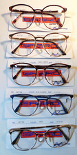 VINTAGE 5 Pc. LOT GIRARD 6772 54/18 ASST. EYEGLASS FRAME LOT NOS setHU1